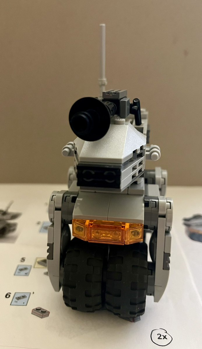 R2D24Life's tweet photo. Just assembled my second custom #Lego #StarWars MTV-7 Multi-Terrain Vehicle mini-rig using a design by “Veynom”.
It captures the spirit of the original toy and even recreates some of the play feature of lowering the body by extending the wheels!
#LegoAndLetGod
#boomercomics https://t.co/Q5FVWGcbPi