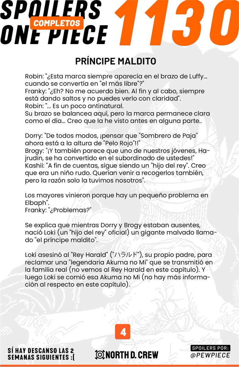 _el_bort_'s tweet photo. #OpSpoilers #Onepiece1130 #Spoilers #OnePace
Spoilers completos del capítulo 1130 de One Piece en Español https://t.co/YOrv81Ujp3