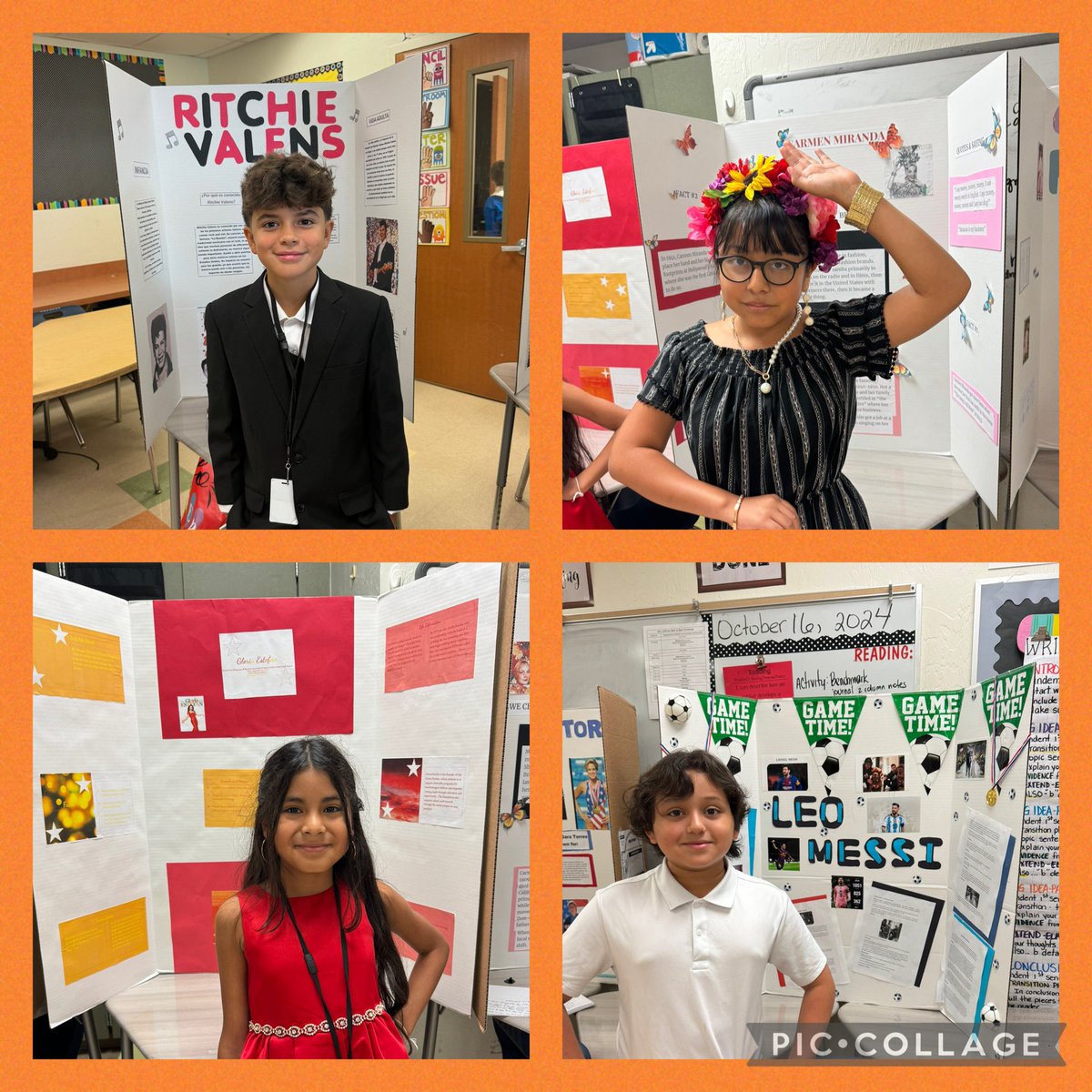 Sabrins29's tweet photo. Wonderful things happening @MeadowParkEl to celebrate #HispanicHeritageMonth! Today’s 5th grade Wax Museum was nothing short of spectacular! #latinpride @pbcsd @robinlbrown6 @centralPBCSD @MeadowParkAP https://t.co/V7u57YBbLR