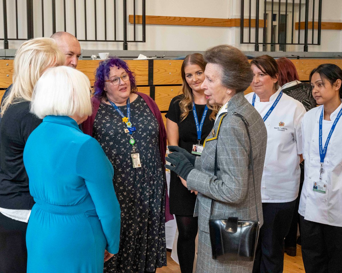 10 October: HRH The Princess Royal, as Patron of the Butler Trust, visits North Tyneside YJS, to meet staff from the YJS and partner agencies, including recent Butler Trust Award Winner Justin Laidler.