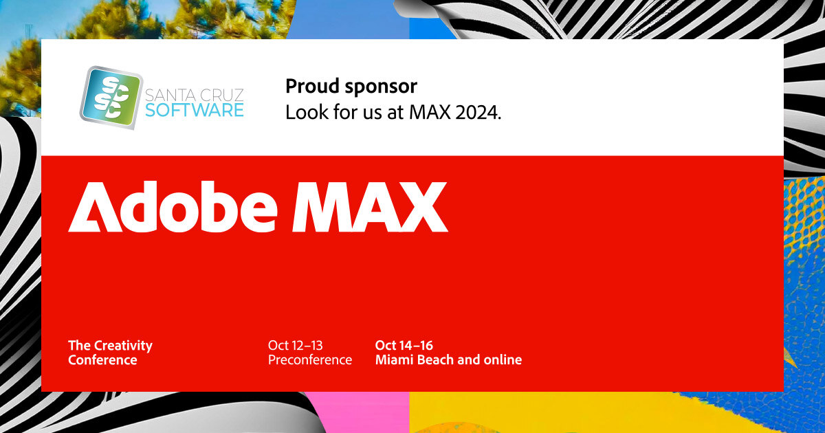 Today is the final of Adobe MAX. Stop by the Santa Cruz Software booth to see a live demo of our new ad design automation tool, BannersUI.

#adobemax #designsoftware #graphicdesign