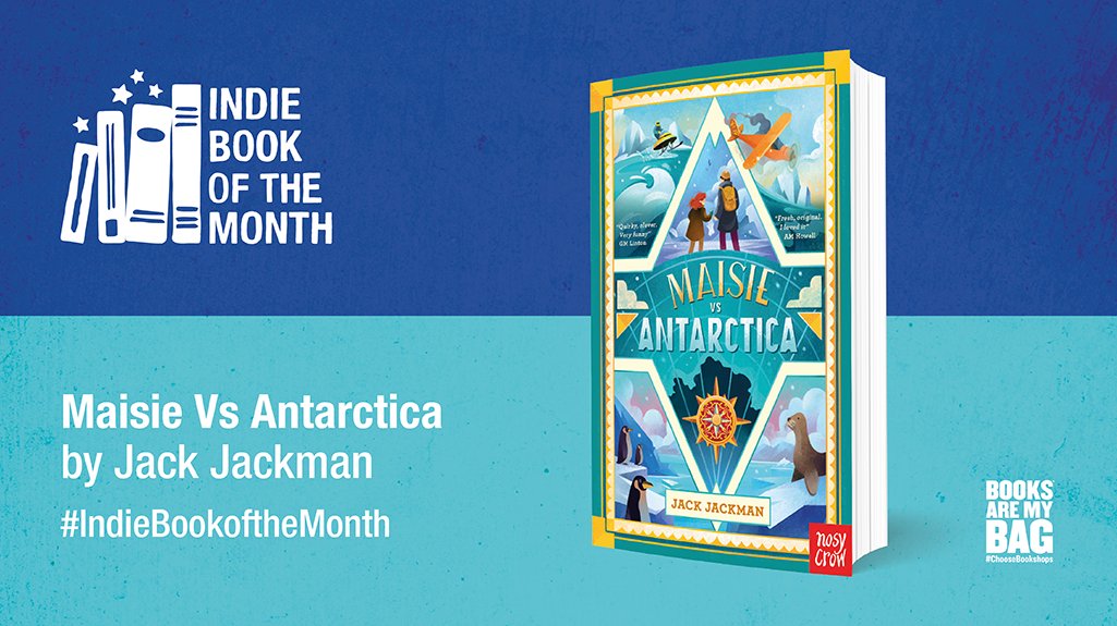 booksaremybag's tweet photo. "Maisie vs Antarctica by @jackjackman_ is a funny, entertaining story about an ordinary girl. I really liked the setting and the fact that all these unexpected things kept happening to Maisie and her dad.” - Sian, @BookaBookshop 

#IndieBookoftheMonth
@NosyCrow https://t.co/uAx5pPIKcH