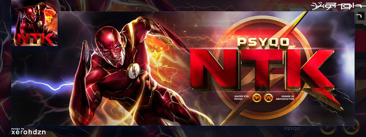 #TheFlash themed revamp for <a href="/its_ntk/">naaj | ntk</a>!

Had a lot of fun working on this one for NTK! Been a minute since I did a superhero themed piece!

HD: postimg.cc/5HbSXrKK

Rts/Replies/Likes appreciated!