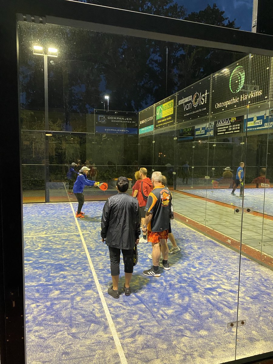 Padel avond in Wezep met onze sponsoren!