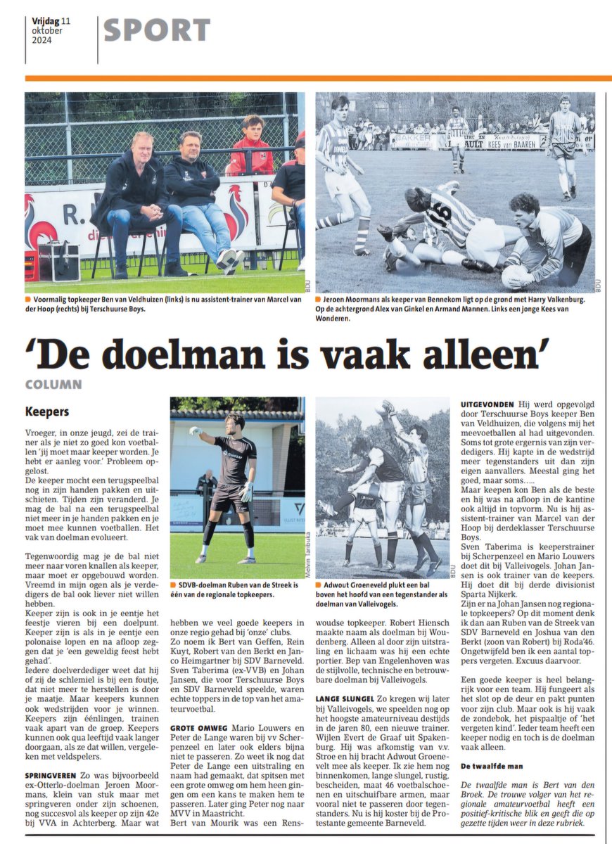 Lees hier de column 'KEEPERS ' van afgelopen week uit de <a href="/BarneveldseKrnt/">BarneveldseKrant.nl</a> en <a href="/ScherpenzeelsKr/">ScherpenzeelseKrant</a> 
#keepers #keeper #toppers