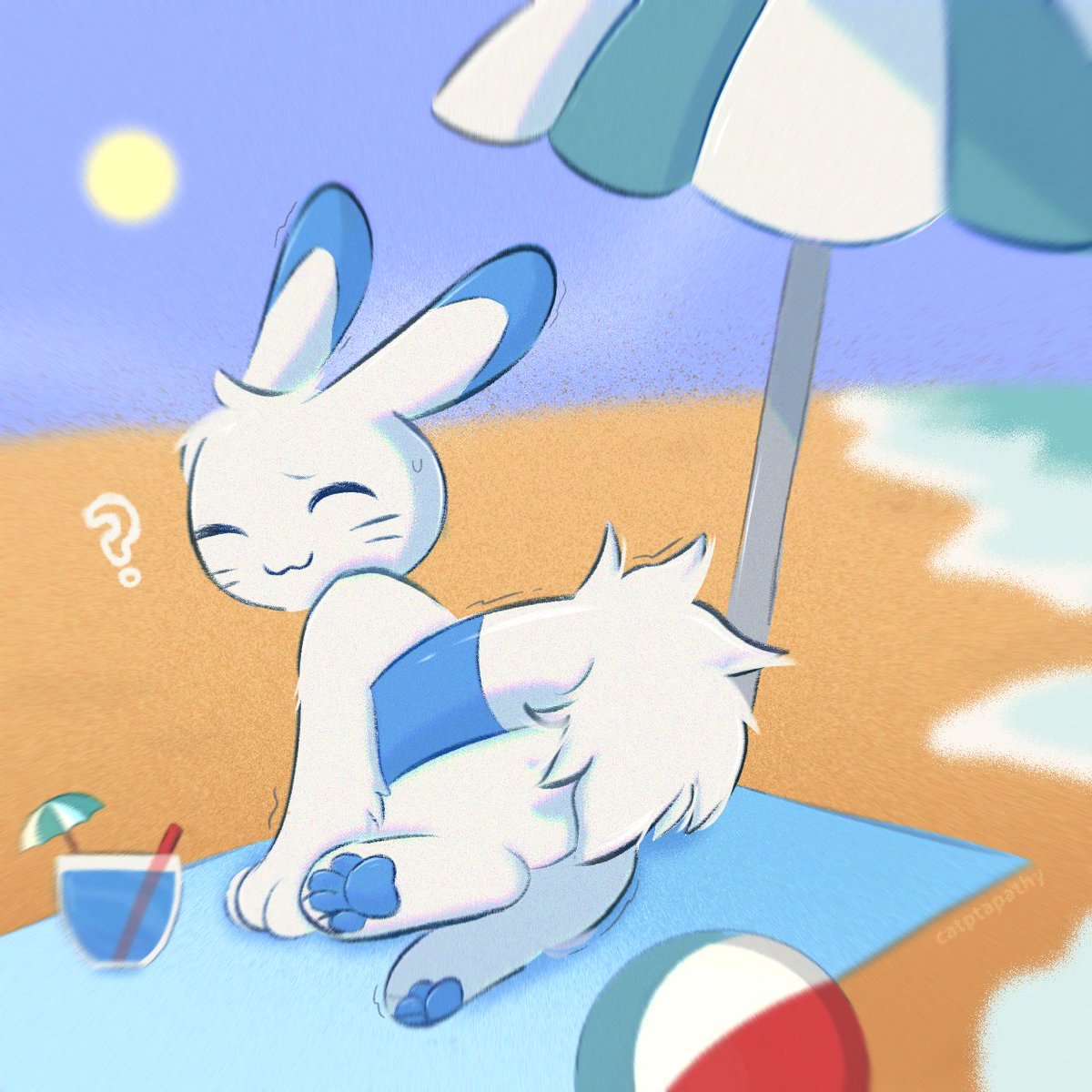 catptapathy's tweet photo. Warabbit OwO

#ポケモン #ワラビット #warabbit #betapokemon https://t.co/73QCIzPrvb