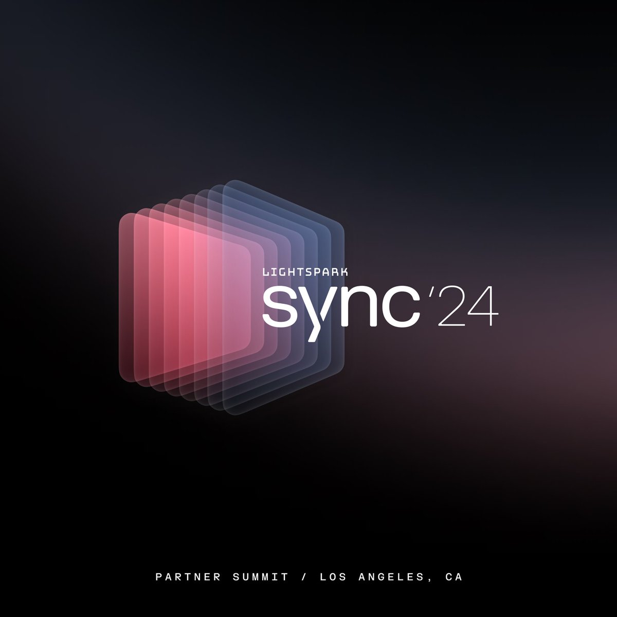On 10/24, we’re hosting our first annual @Lightspark Partner Summit—Sync. A little over 2 years since founding, we’re ready to share big updates &amp; announcements. Closed event for clients &amp; partners, but stay tuned—we’ll make select sessions public right after! 🚀