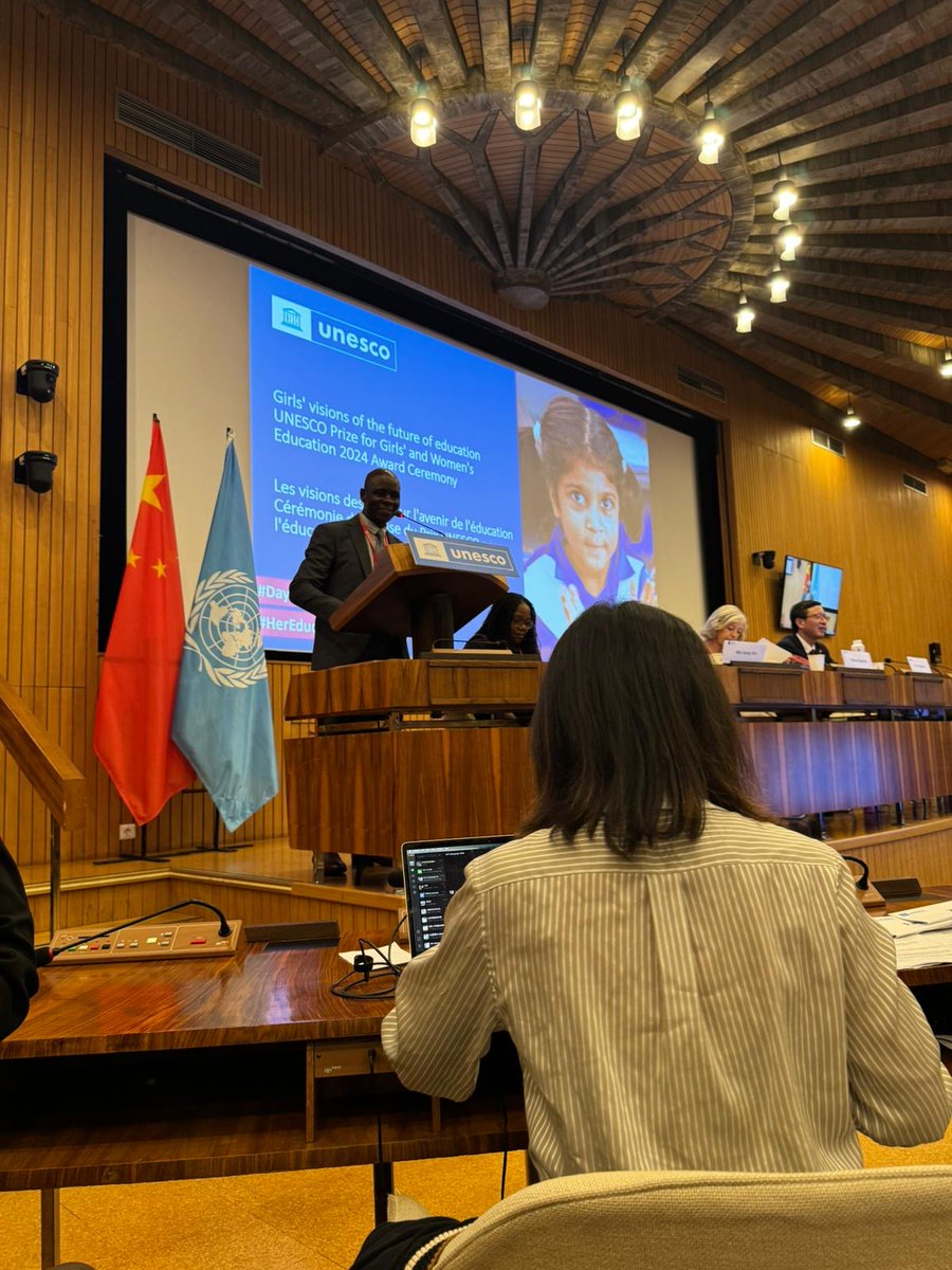 "What does it mean to access inclusive education in Uganda? I’ve seen first-hand how difficult it is for girls...These are the girls we’re reaching.” —Henry Senkasi. Celebrating <a href="/CamfedZambia/">Camfed Zambia</a> &amp; <a href="/PEASchools/">PEAS (Promoting Equality in African Schools)</a> at the #UNESCOPRIZE2024 for championing girls' futures. 🌍📚