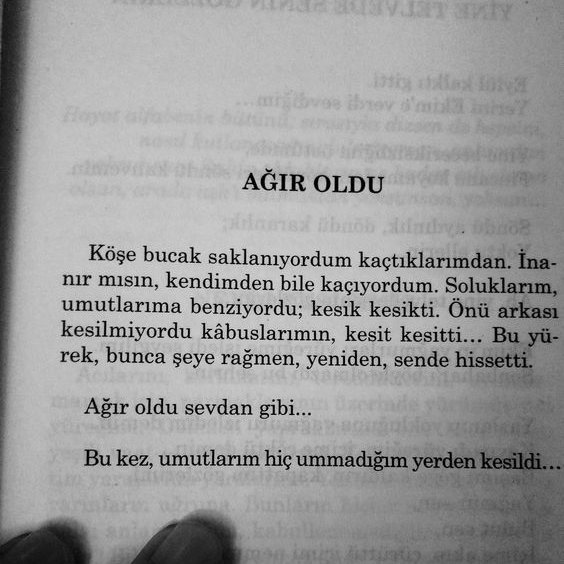 Ağır oldu..