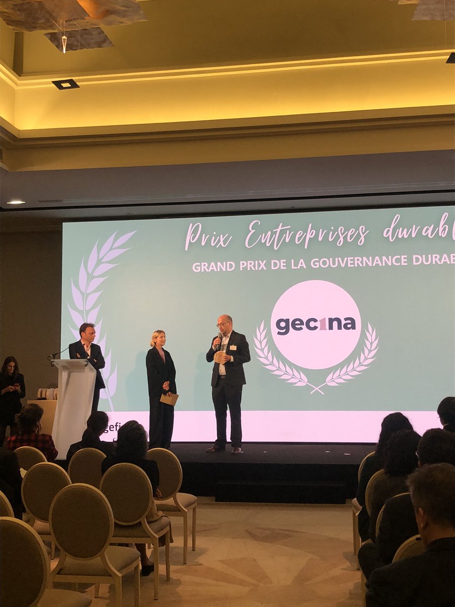 #PEFDagefi
🏆 Le Grand Prix de la Gouvernance durable 2024 est décerné à <a href="/Gecina/">Gecina</a>