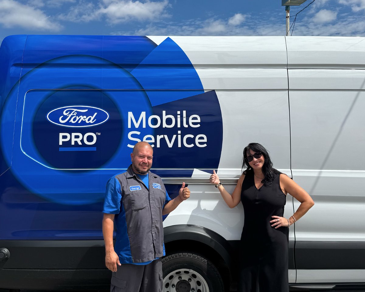 Met with <a href="/FordPro/">Ford Pro</a> Mobile Service tech George to understand what he’s hearing from our customers.

Fleets need quick + convenient vehicle maintenance. Mobile Service is delivering on both, to help maximize uptime and efficiency.