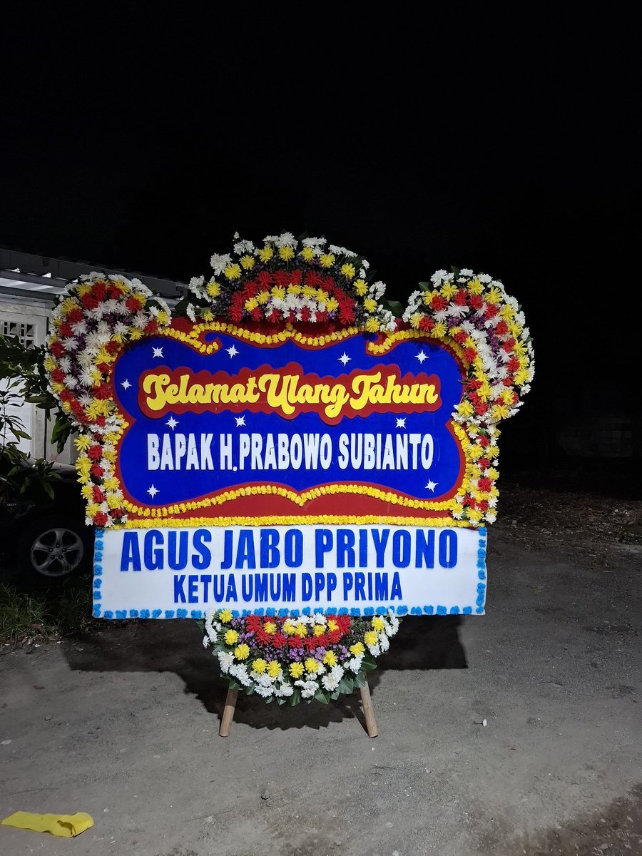 DPP PRIMA mengucapkan selamat ulang tahun untuk Presiden terpilih 2024-2029, Pak <a href="/prabowo/">Prabowo Subianto</a>

Semoga panjang umur, sehat jasmani dan rohani, sukses dalam Memimpin Republik Indonesia 5 tahun ke depan, Menuju Indonesia Emas, Adil dan Makmur.

<a href="/Gerindra/">Partai Gerindra</a> 
<a href="/agusjabo333/">Saya Rakyat Luar Biasa</a> 
<a href="/bang_dasco/">Prof. H. Sufmi Dasco Ahmad</a>