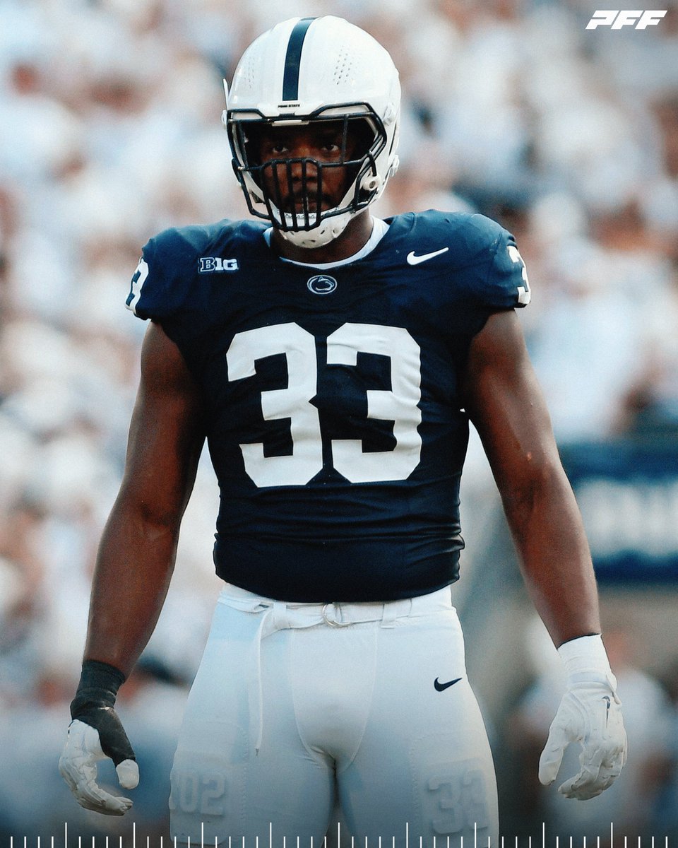 PFF_College's tweet image. FBS Leader in Quarterback Hits This Season:

🐾 Dani Dennis-Sutton, Penn State: 11

@PennStateFball