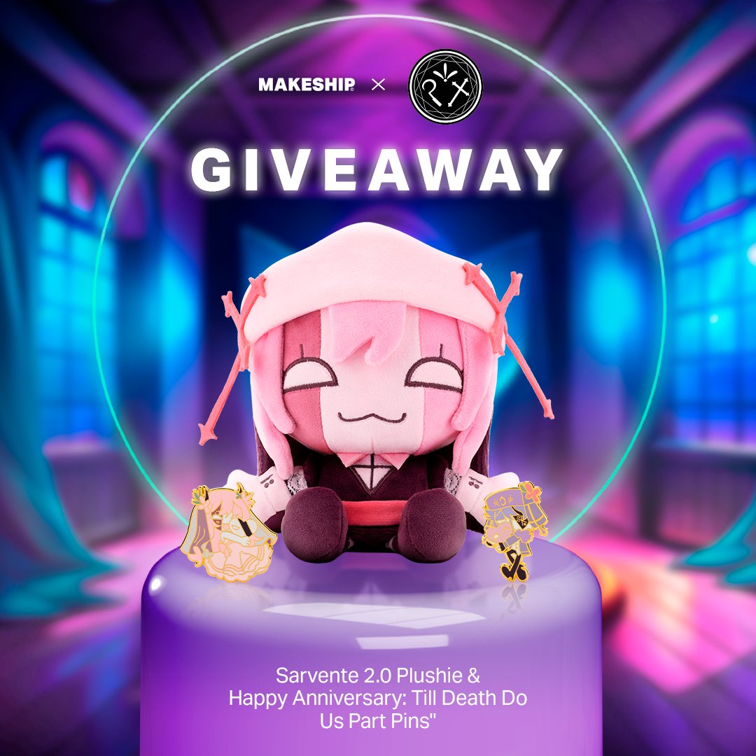 ∞Mike Geno (The Last Polybius)∞ (@electro_mike) on Twitter photo ∞Hey guys! Here's a chance to win a Sarvente Plush and 2 pack of pins!∞
∞ All you need to do is:∞
∞Follow @makeship and <a href="/electro_mike/">∞Mike Geno (The Last Polybius)∞</a> (me) and RETWEET this post for a chance to win!∞
∞The giveaway ends October 17th. Good luck!∞ ∞Hey guys! Here's a chance to win a Sarvente Plush and 2 pack of pins!∞
∞ All you need to do is:∞
∞Follow @makeship and <a href="/electro_mike/">∞Mike Geno (The Last Polybius)∞</a> (me) and RETWEET this post for a chance to win!∞
∞The giveaway ends October 17th. Good luck!∞