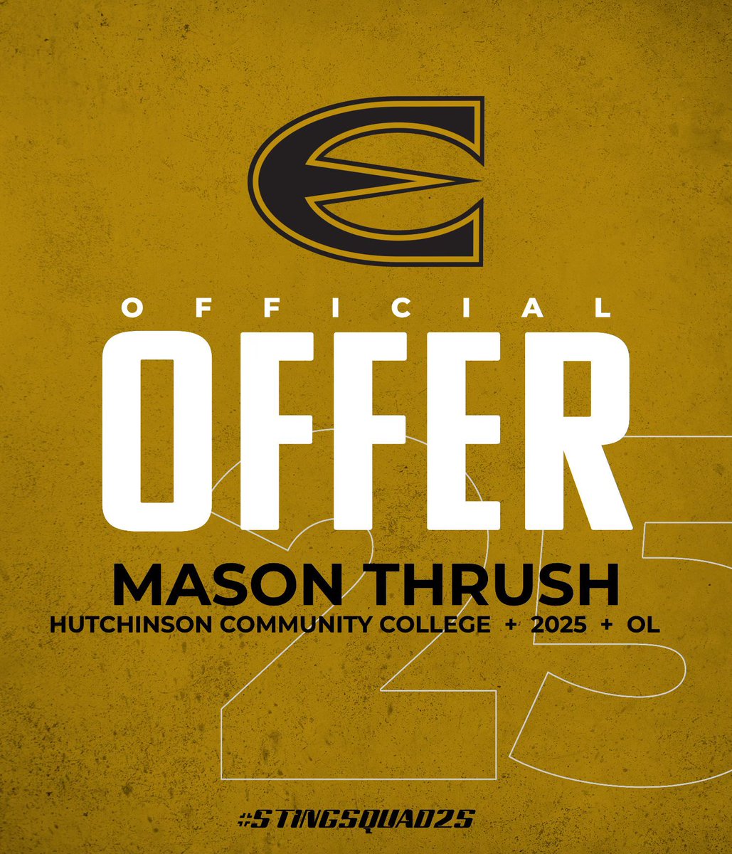 After a great conversation with <a href="/CoachCash1/">Vincent Cashdollar</a> I am excited to receive an offer from Emporia State!
<a href="/PIAthletes/">Coach James Tabor</a> <a href="/CoachK_HutchFB/">Tony Koehling</a> <a href="/CoachDrewDallas/">Drew Dallas</a>