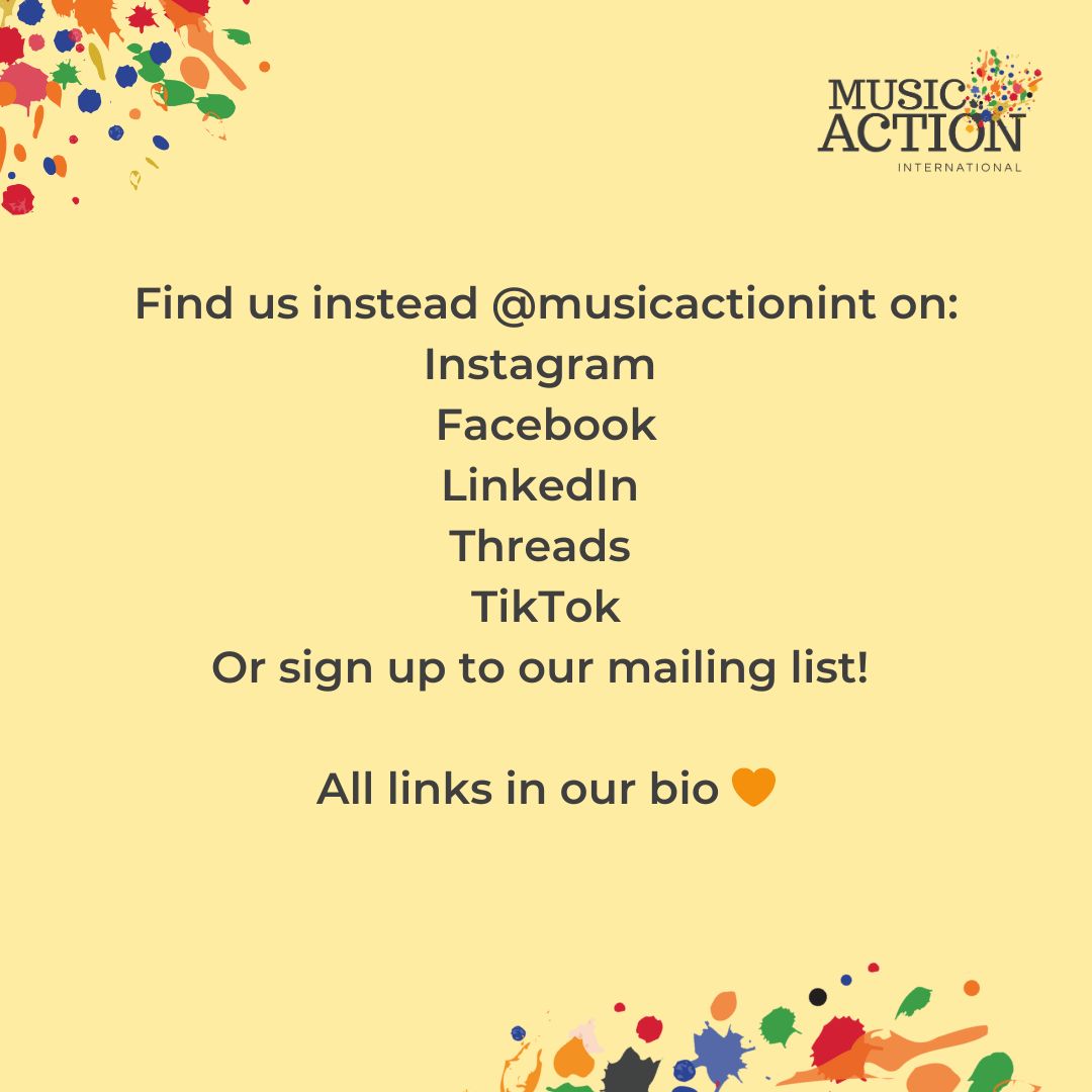 Music Action International 🧡 tweet media