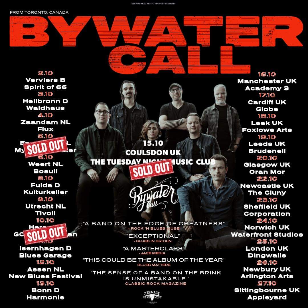johncox2112's tweet photo. Tonight, it's another newbie band for me .
Bywater Call 
Their opening night in the U.K. at the Manchester Academy.  
#BywaterCall - Holler .
https://t.co/RFBOF7RDpM https://t.co/1m7EyiNiVr