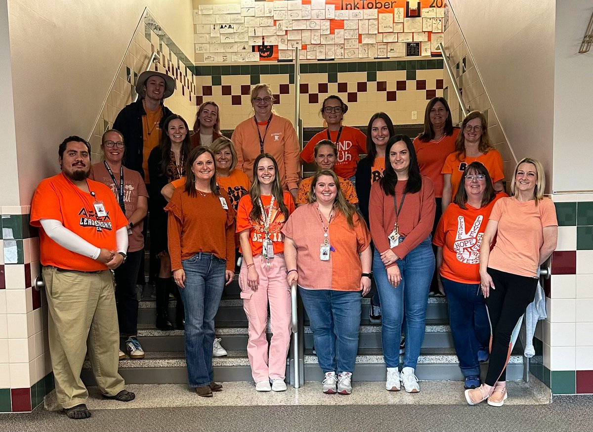 Wearing orange for Unity Day! We stand for inclusion, kindness, and acceptance at JPE 🧡#jpepride