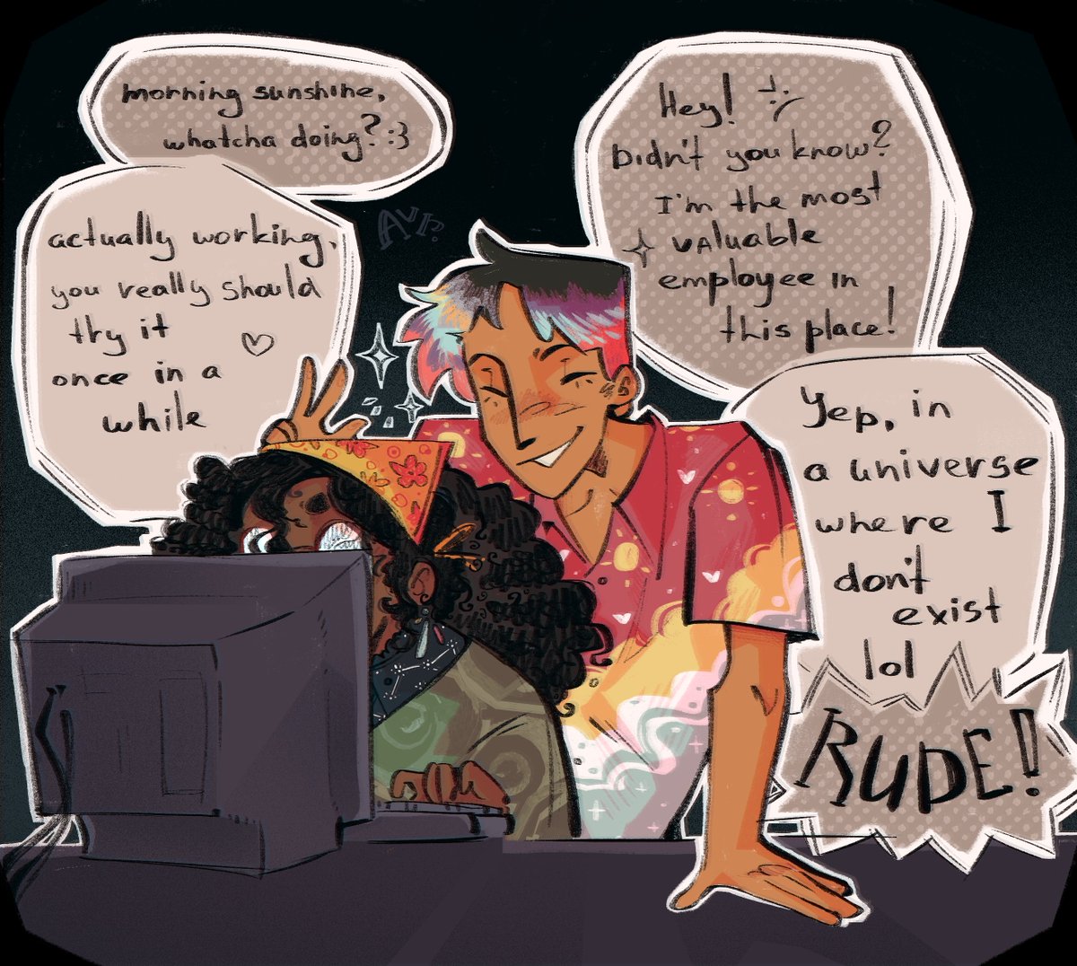 avrssss's tweet image. They live in my head rent free sorry