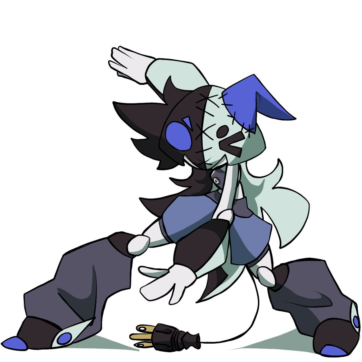 Chiz_AriZ's tweet photo. Yo, Another child to my experiment project, her name is Xeyera (Pronounced I-rah/eye-rah) she wears a hat the covers her eyes and isnt hostile unless you remove the hat, making direct eye contact with her can result in death
#Experiment #OC #Character #ExperimentOC #SciFi #Art https://t.co/cUA8ZFzzpF