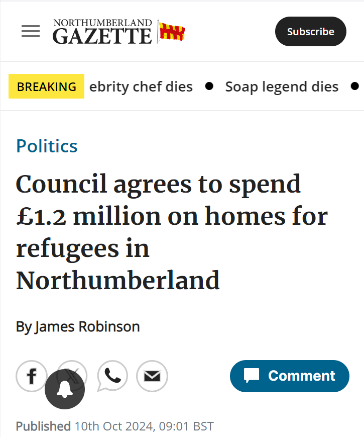 EndMassMigrate's tweet image. Northumberland, Cornwall...

A few parts of England remain recognisably English despite the devastating impact of immigration on the country as a whole.

Not for much longer.
Labour will make sure of that.

#ILLEGALimmigrants #EndMassMigration