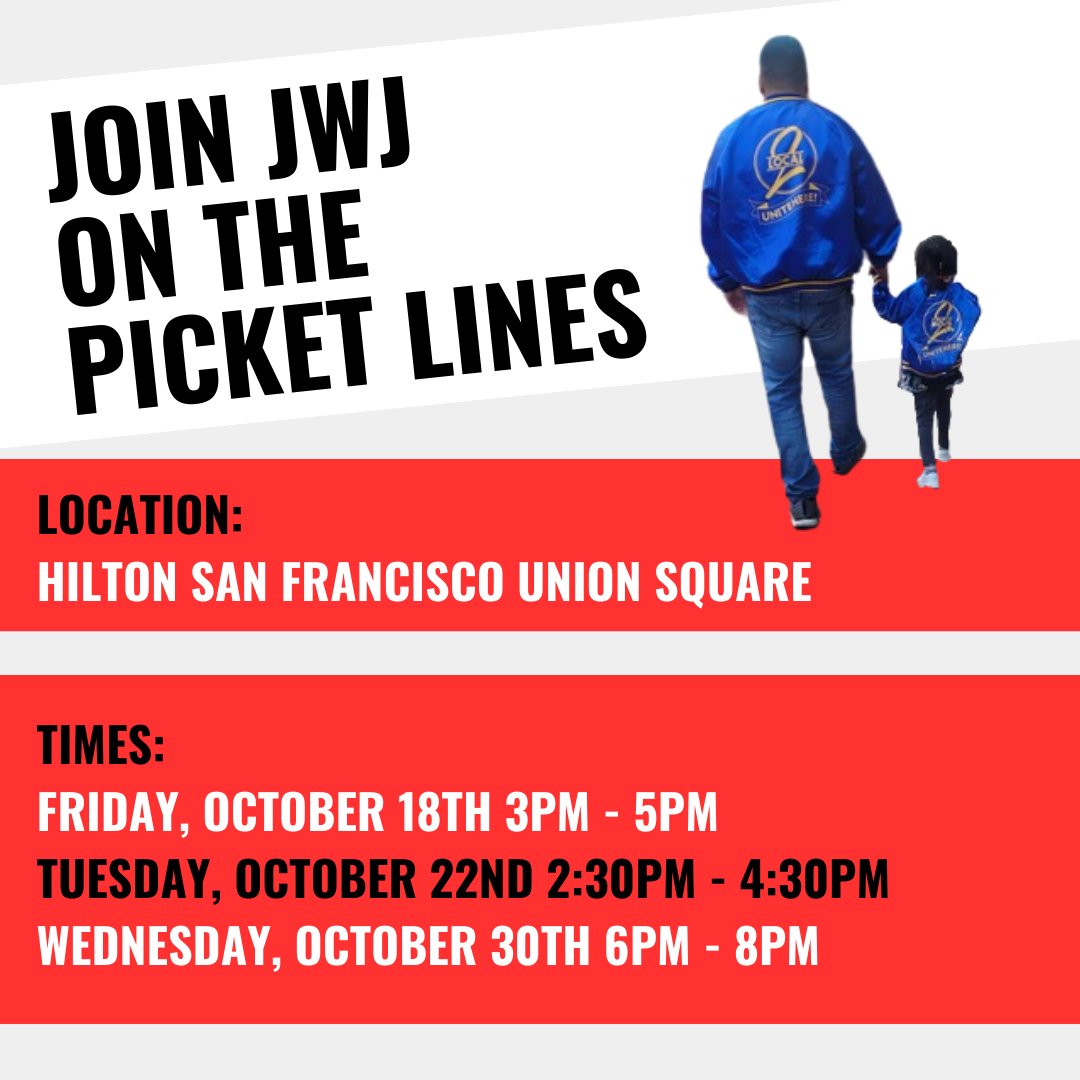 jwjsf's tweet photo. Join us to support @UniteHereL2  hotel workers striking for:
➡️ Fair wages - so workers don’t have to work 2-3 jobs to survive
➡️ Fair workloads - COVID-era cuts have led to painful workloads
➡️ Affordable healthcare

Donate to the strike fund: https://t.co/IBkXPtumYv https://t.co/RgrUCebMlA