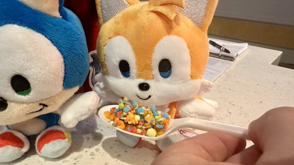 The boys got a treat! 💙🧡