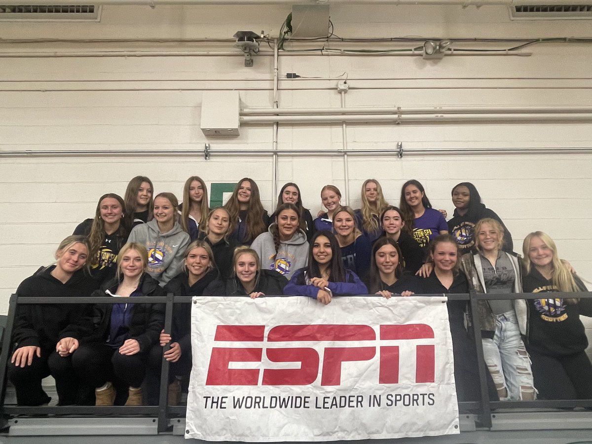 bspavolley's tweet photo. Ballston Spa Volleyball watching Siena vs UAlbany game! 🏐🤍 https://t.co/6q5tLtQM4s