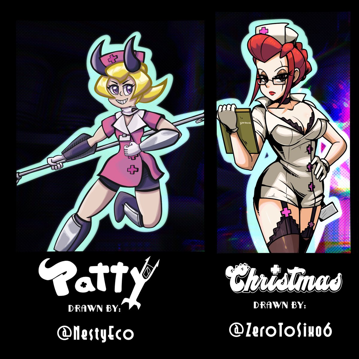 miss_misimo's tweet photo. Patty 🌸 @NestyEco 
Christmas 📋 @ZeroToSix06 
Easter 🩹 @WestMerlin 
Hallow 💉 @Einifor https://t.co/aVKdW55J4R