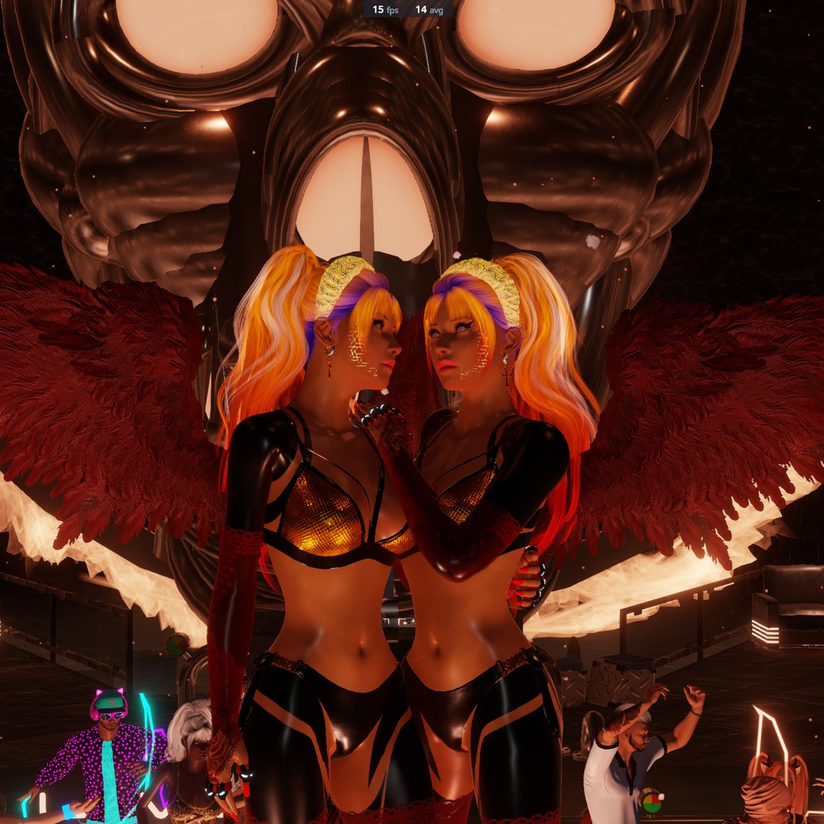 chloe3dx's tweet photo. #UmbrellaCoop #TheSkull #Techno #Party is still #HOT - join us if you haven't so far... room, music and people are #amazing - #CheckItOut https://t.co/qJNXwOrWFl