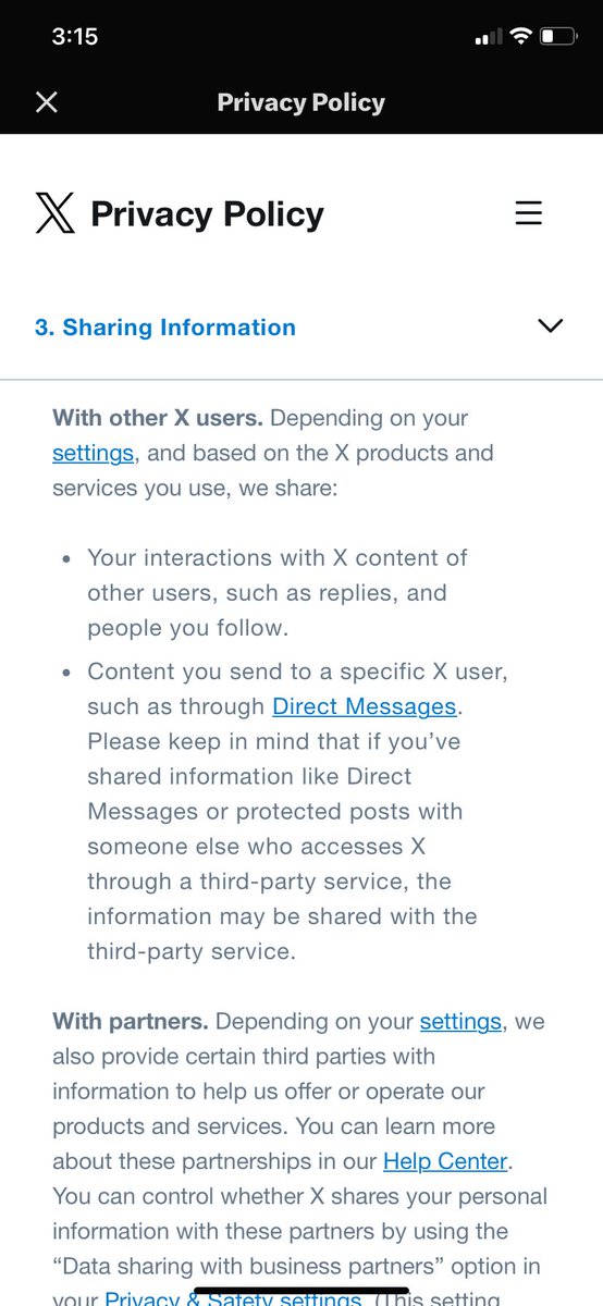 KallistoCraig's tweet photo. idk if i want twitter after reading some of this new policy 🫢 https://t.co/WtIgovMYxx
