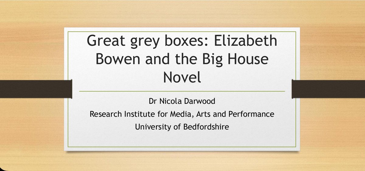 Huge thanks to <a href="/SCISZJJF/">Swiss Centre of Irish Studies</a> at the University of Zurich for the invitation to speak about Elizabeth Bowen and the Irish 'Big House' today - I loved every minute!