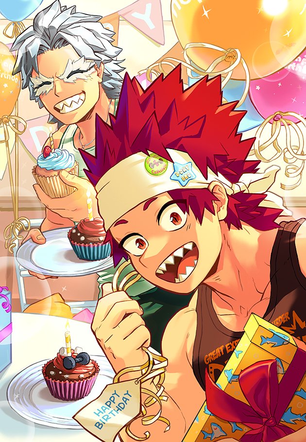 insecureillu's tweet photo. Happy Birthday Kirishima and Tetsutetsu!
#切島鋭児郎誕生祭2024 #鉄哲徹鐵誕生祭2024 https://t.co/8cEsKDJsMD