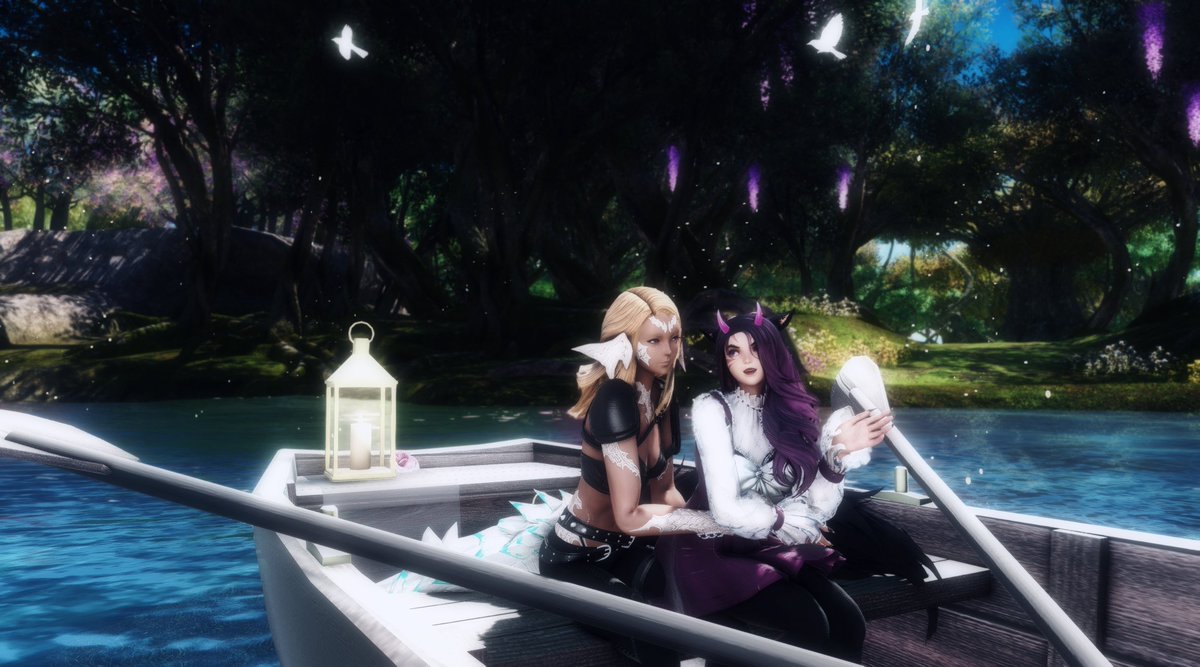Meowing on a boat