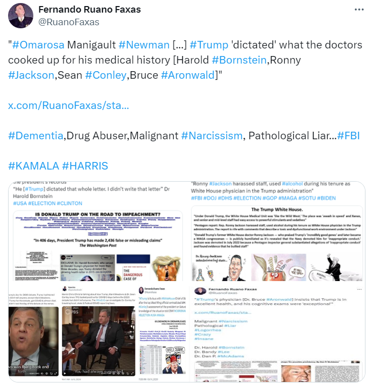 RuanoFaxas's tweet photo. @BandyXLee1 Dr. Bandy X Lee: "Someone noticed how dangerous #DonaldTrump is"

Dr. Seth D. Norrholm @SethN12: "Hare #Psychopathy Checklist: Perfect score for total psychopath = 40 [...] Average score for someone in maximum security prison = 22. #Trump = 34"

https://t.co/aXQ1xvgCYs

#DEMENTIA https://t.co/2QB5pCHJ6G