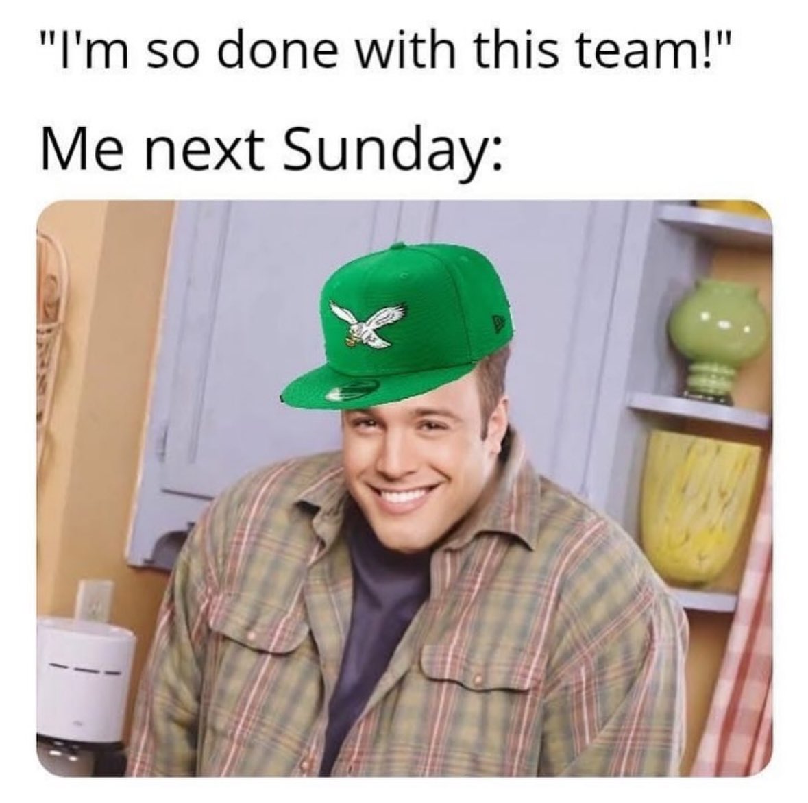 SadeRepsEagles's tweet photo. Is it Sunday yet 😭 https://t.co/hrSxnV17bQ
