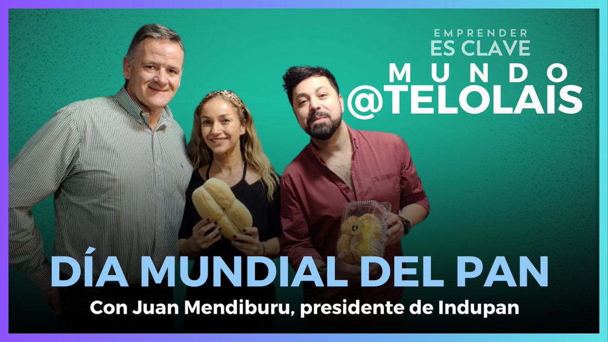 🗣️#EntrevistasClave | En #EmprenderesClave Juan Mendiburu, presidente de Indupan, habló sobre el día mundial del pan que se celebra hoy donde se reconoce la importancia de este alimento.  

¡REVIVE la entrevista ACÁ!
youtu.be/bqfPZDp2MQc?si…