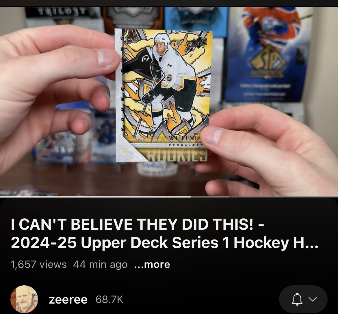 Upper Deck going back to the well and remaking Whit cards! <a href="/ryanwhitney6/">Ryan Whitney</a> <a href="/BizNasty2point0/">Paul Bissonnette</a> <a href="/MikeGrinnell_/">Mike Grinnell</a> <a href="/RearAdBsBlog/">Rear Admiral</a>