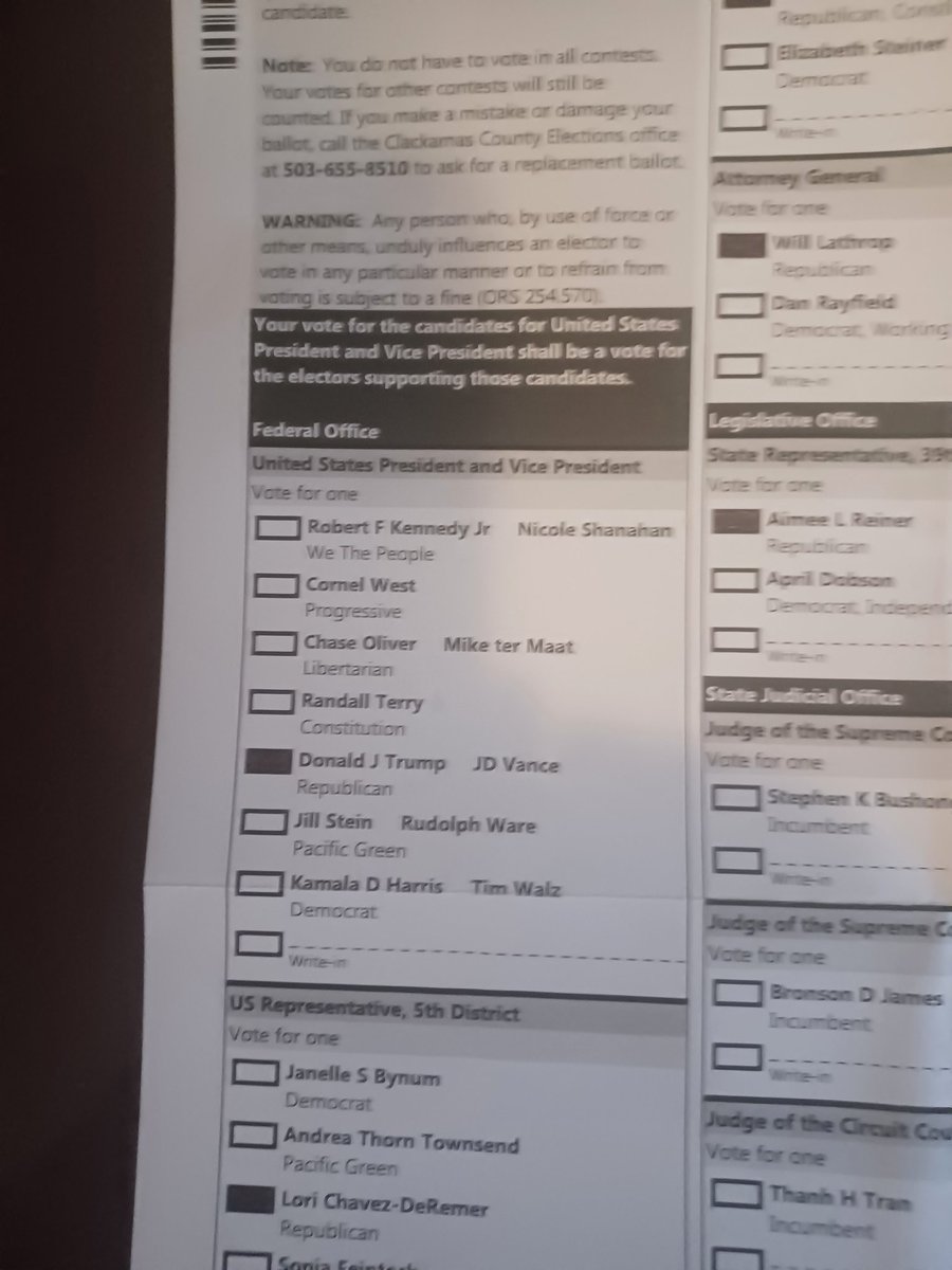 Voted today. Let the change begin.