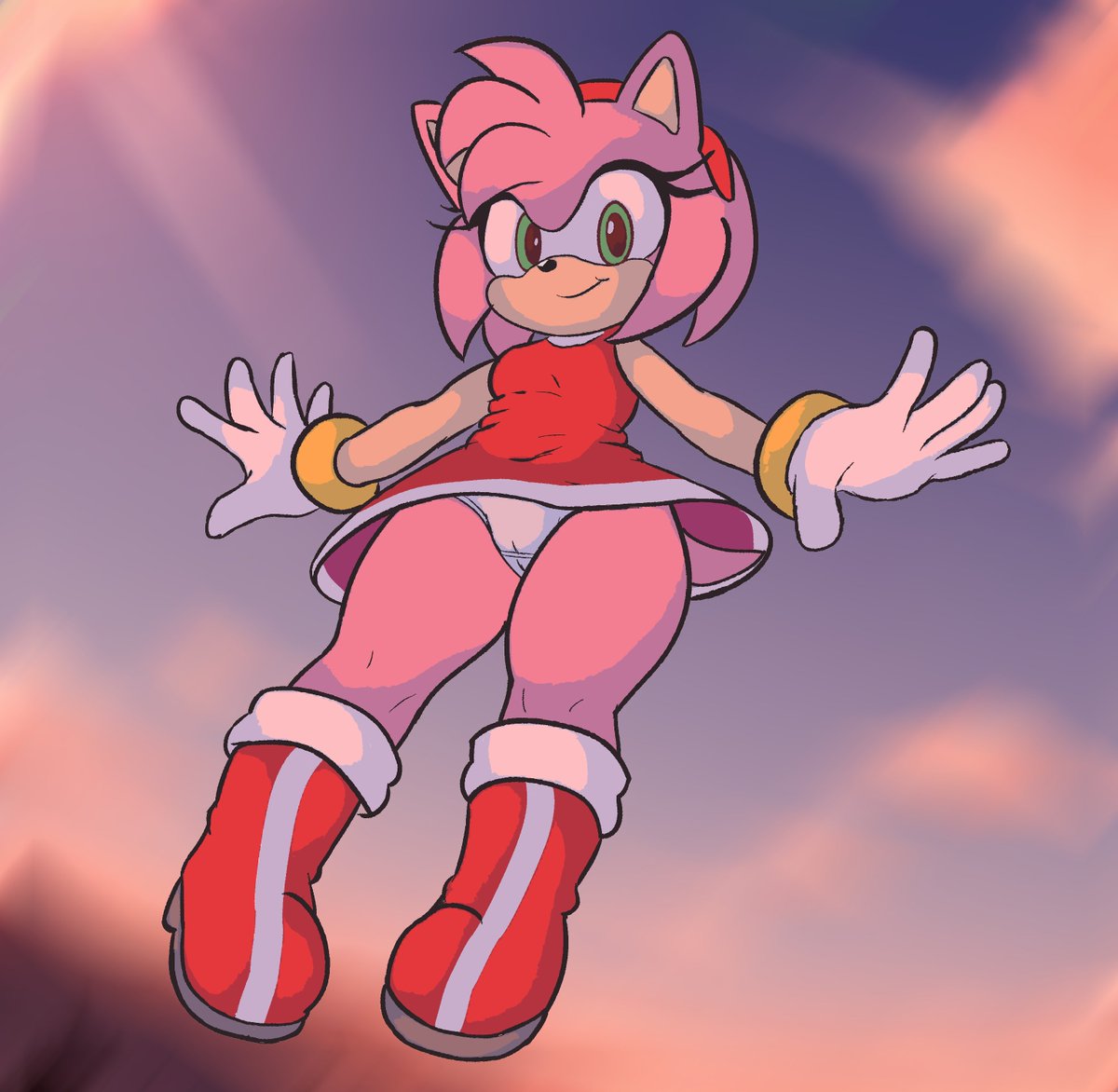 DinoYNim's tweet photo. Amy Rose ❤️🌹 https://t.co/KP9EsmGzCQ