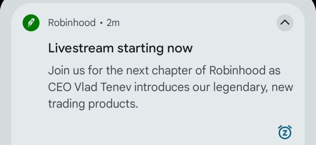 lol <a href="/RobinhoodApp/">Robinhood</a> copywriters might have chosen a better adjective than "legendary" to describe something "new"