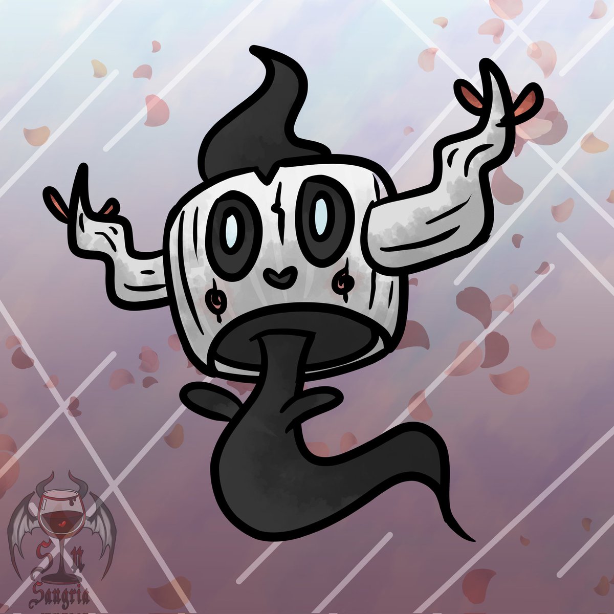 SinSangria's tweet photo. Day 9 - Childhood Video Game #pokemon #shinyPhantump #inktober #cringetober2024 https://t.co/wSmMHG14TK