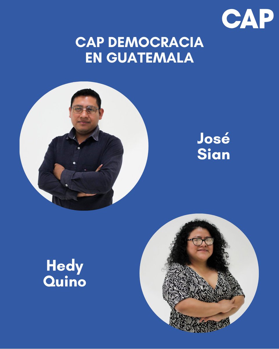 cicloscap's tweet photo. ✔️El fortalecimiento del ejercicio periodístico✍️ es central para la construcción de una #democracia  plena.
⬇️Conoce a las y los talentosos periodistas que participan en el #CAP sobre #Democracia en #Guatemala. 🧵1/3
Más sobre su trayectoria🤓👇
📲https://t.co/Sve5qzNdob https://t.co/oGGYWNvuAy