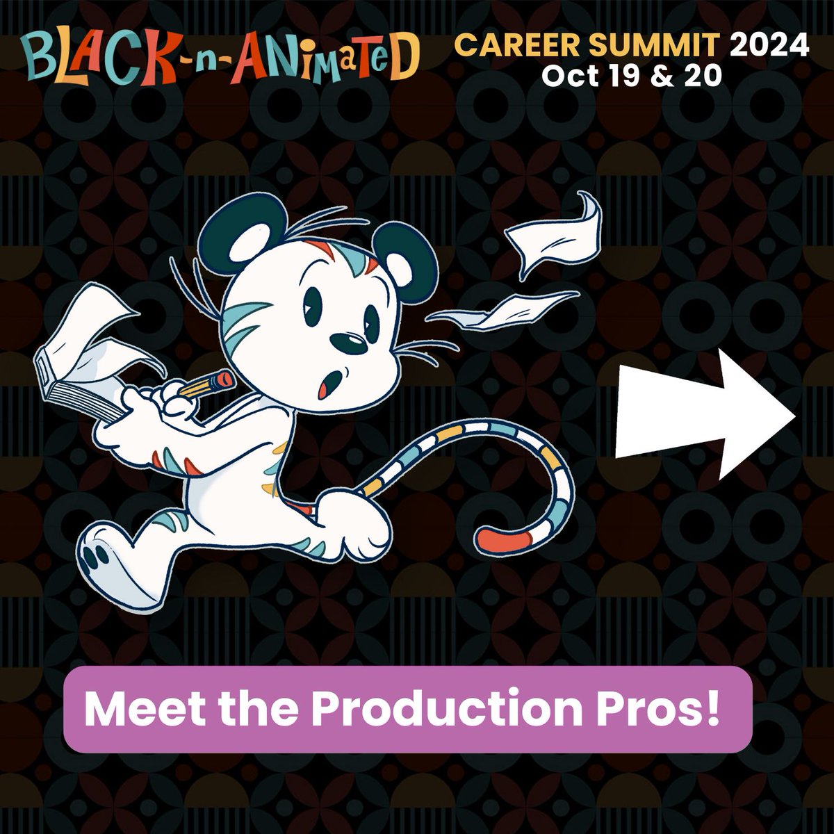 Blacknanimated's tweet photo. We're excited to introduce our Production Pro team at the BNA Career Summit this weekend! These top-notch professionals will share their expertise and experiences. Stay tuned for an inspiring learning experience! #BlackNAnimated #CareerSummit #Animation #Production https://t.co/cr07q4SJWR