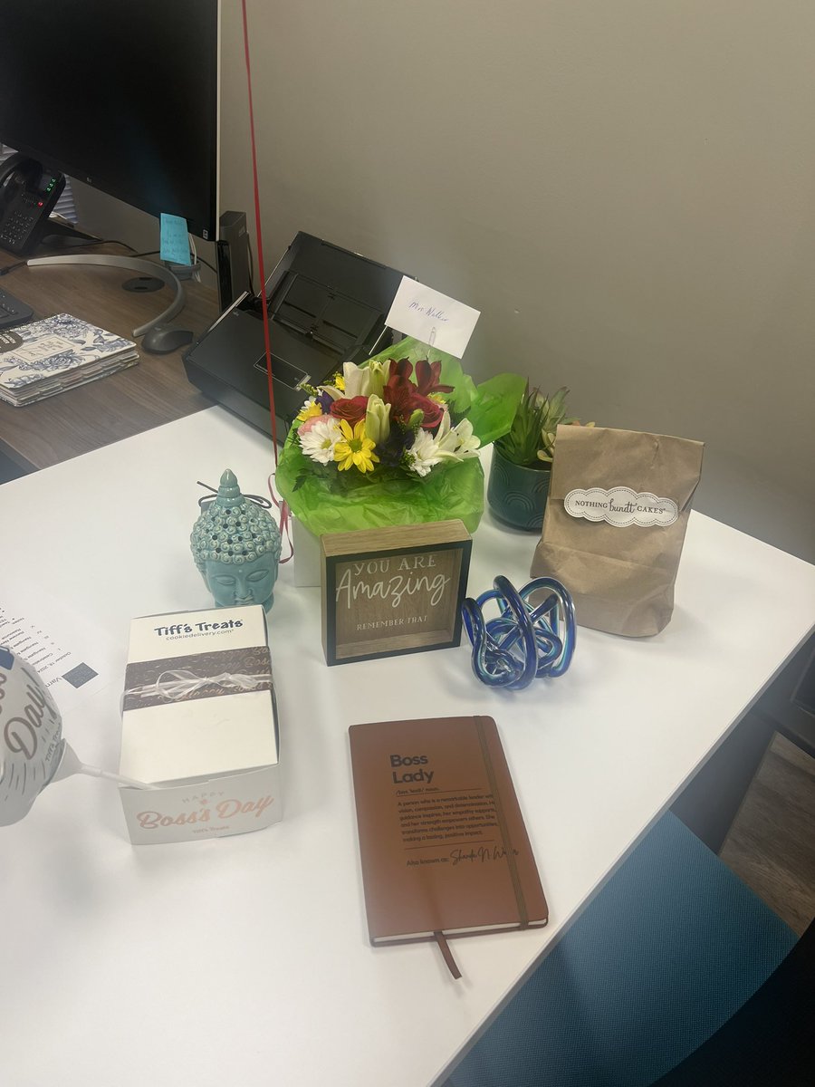 Gratefulness is all I have right now!  It is a blessing and a privilege to lead. But it’s even bigger when you lead emotional intelligently so people want to follow. Thank you team for making this Boss’s Day amazing!