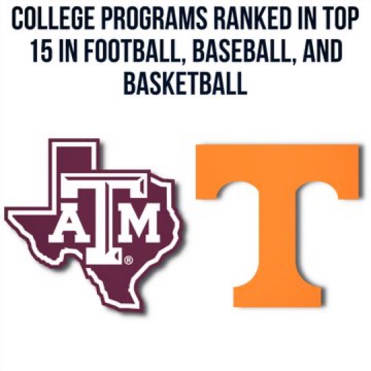 It’s crazy the only 2 programs reside in the SEC.