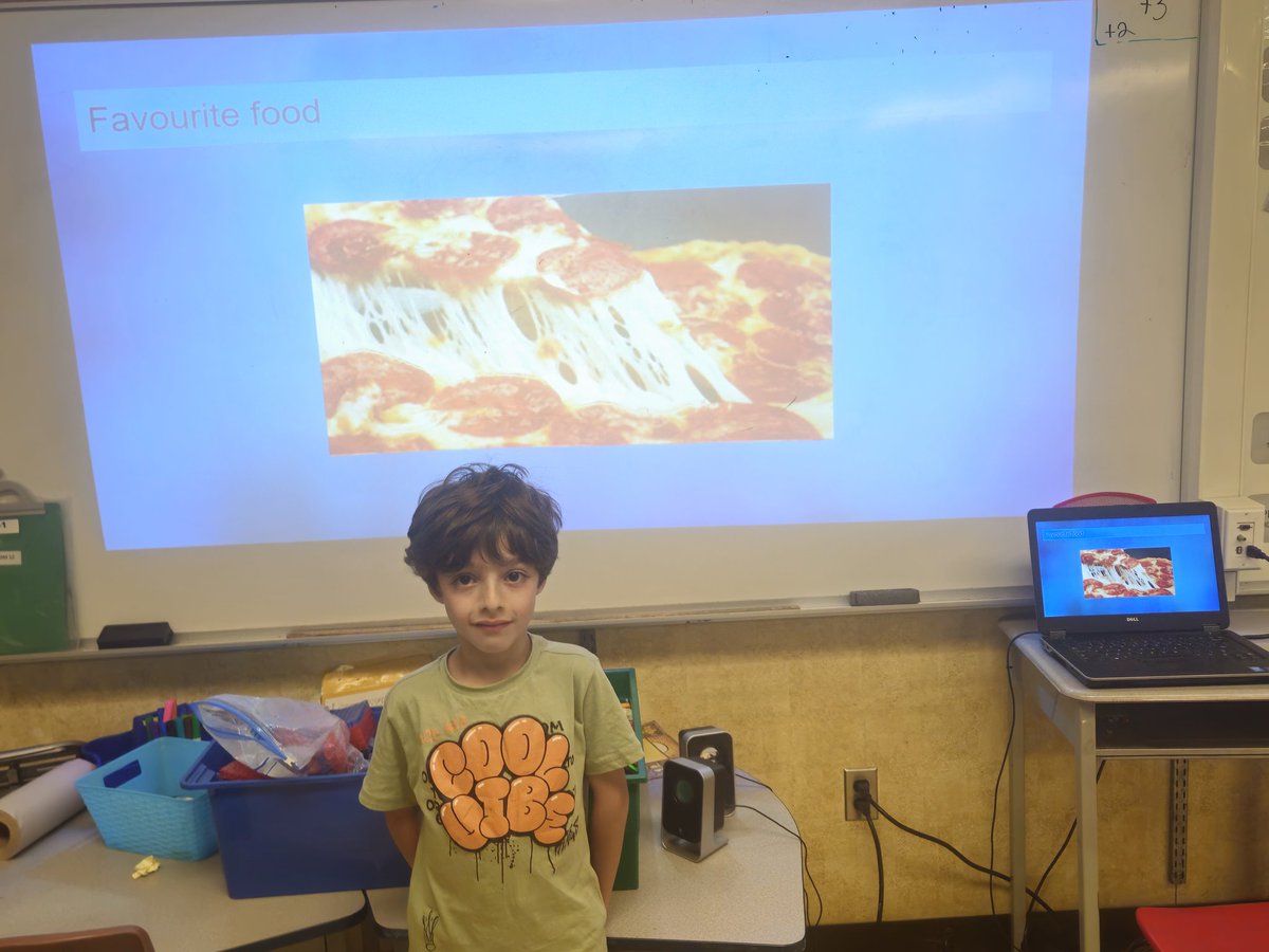 MisterQuayson's tweet photo. Our first 4  All About Me presentations! Students shared about their families and favourite hobbies, and we got to learn so much about each other. It's great to see the unique interests and stories that make our class special! #BuildingCommunity #AllAboutMe! https://t.co/EdjFrlwoDB