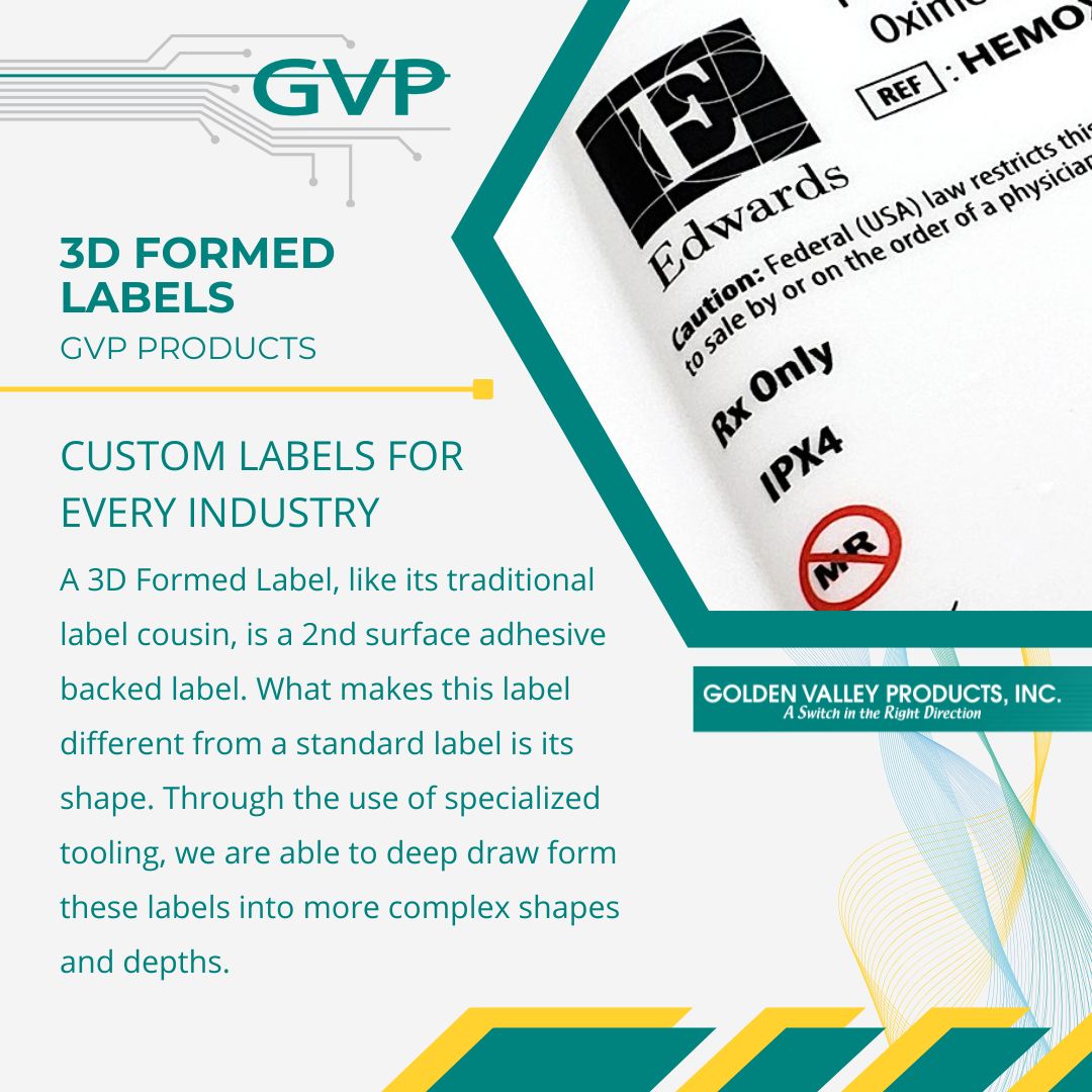 GoldenValleyPr3's tweet image. ✨ Elevate your branding with GVP's 3D formed labels! Designed to add depth and texture, these durable labels create a premium, eye-catching look for your products. Stand out with labels that not only stick but make an impression! 🏷️ #3DLabels #GVP #ProductBranding