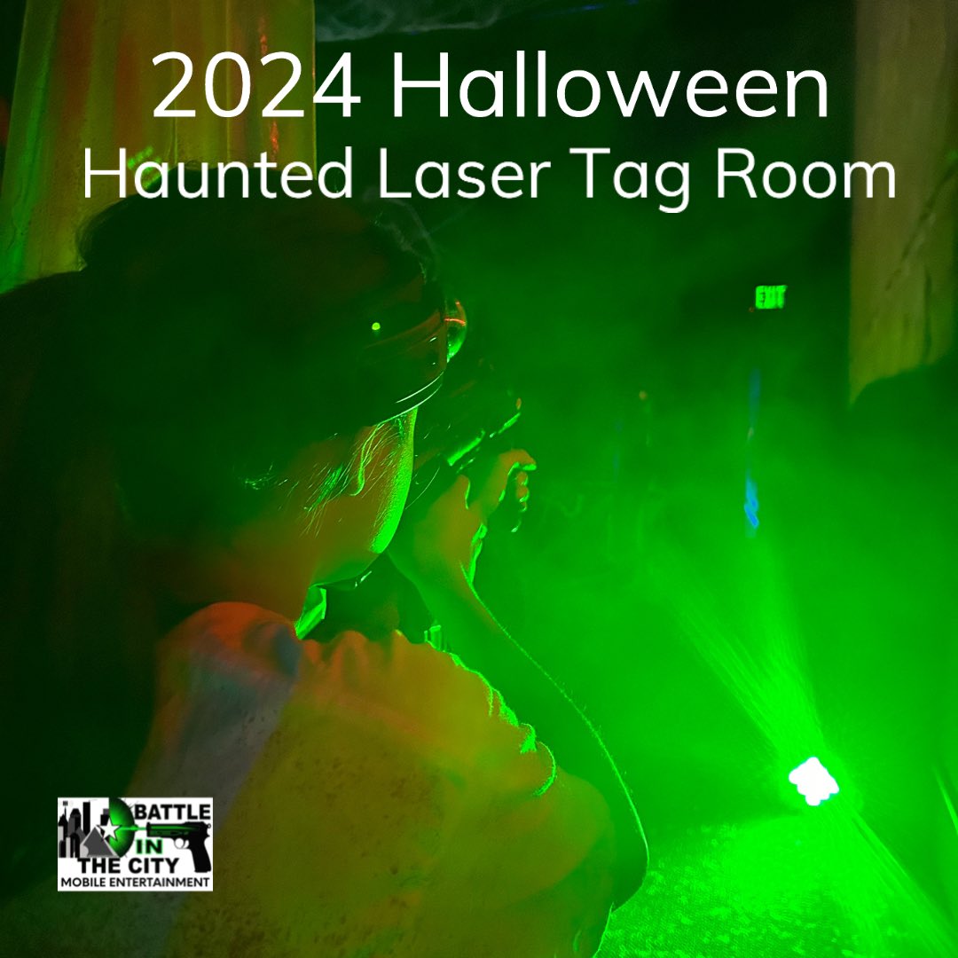 BattleintheCit1's tweet photo. 2024 Halloween. Haunted laser tag room! 
Join us at the Murder House at Solana for Laser Tag Halloween Event! Sunday 3PM-7PM. ThursdayToSaturday  6PM to11 PM. Through The Month Of October. check our website for tickets.  

#SpooktacularFun #HalloweenSpecial #OctoberEvents #event https://t.co/rRJx5OCUNx