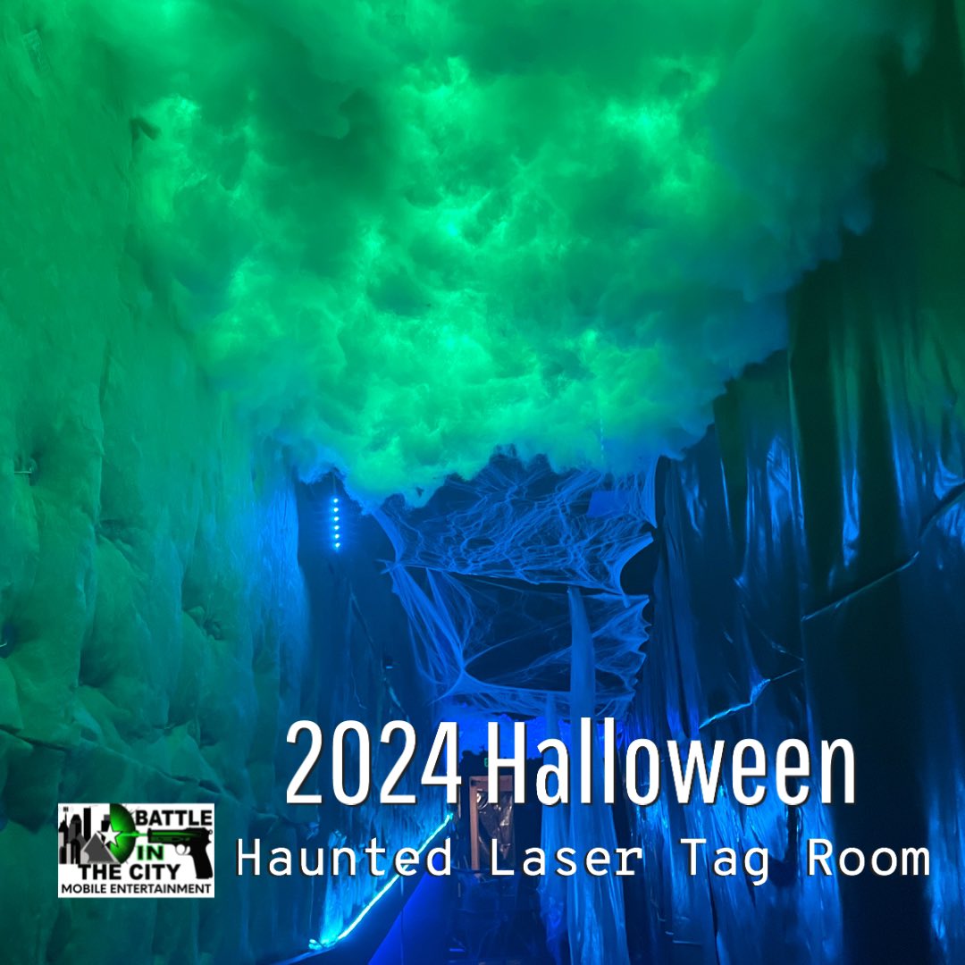 BattleintheCit1's tweet photo. 2024 Halloween. Haunted laser tag room! 
Join us at the Murder House at Solana for Laser Tag Halloween Event! Sunday 3PM-7PM. ThursdayToSaturday  6PM to11 PM. Through The Month Of October. check our website for tickets.  

#SpooktacularFun #HalloweenSpecial #OctoberEvents #event https://t.co/rRJx5OCUNx